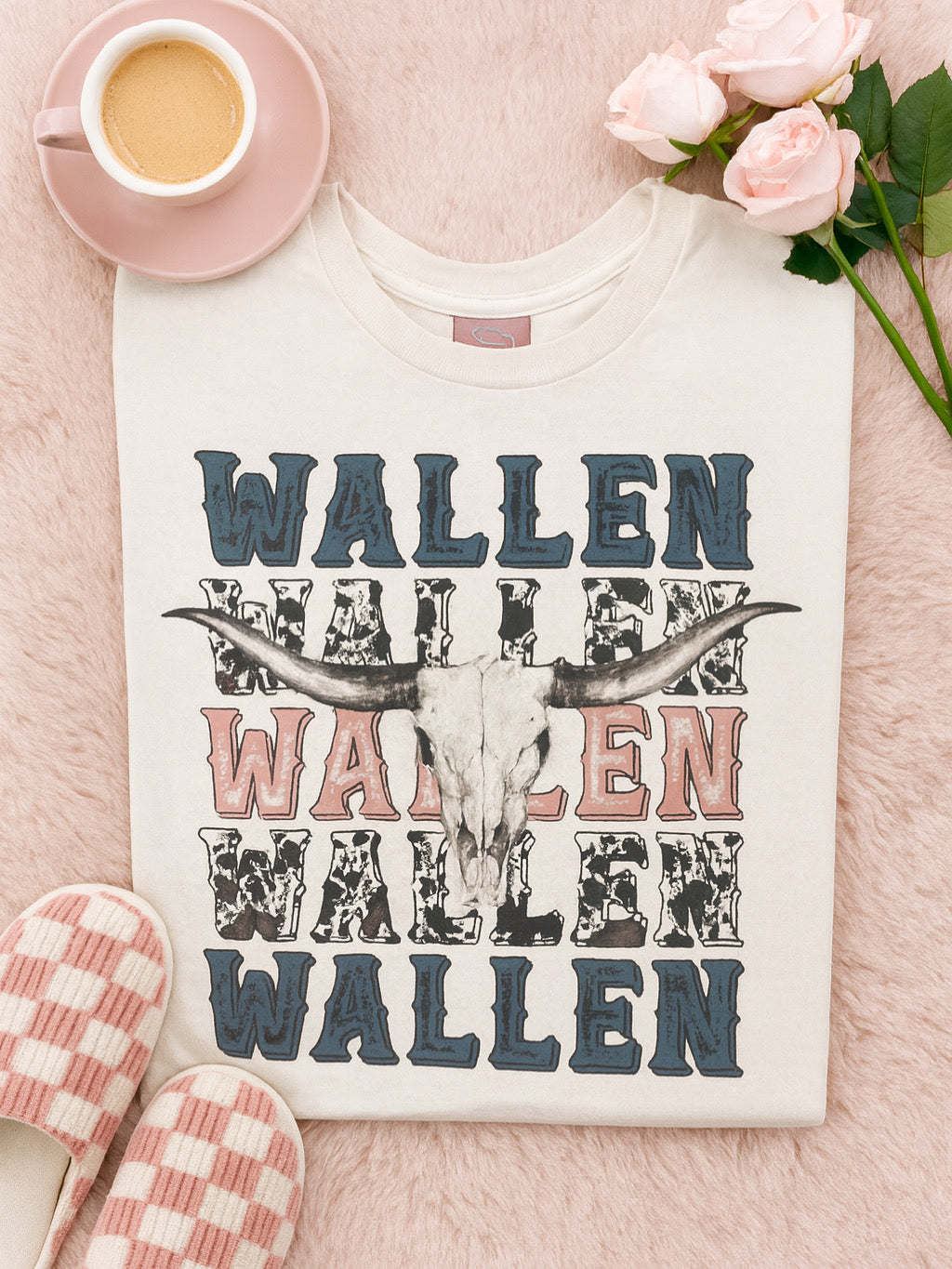 Wallen Longhorn - DTF Printed Graphic Tee