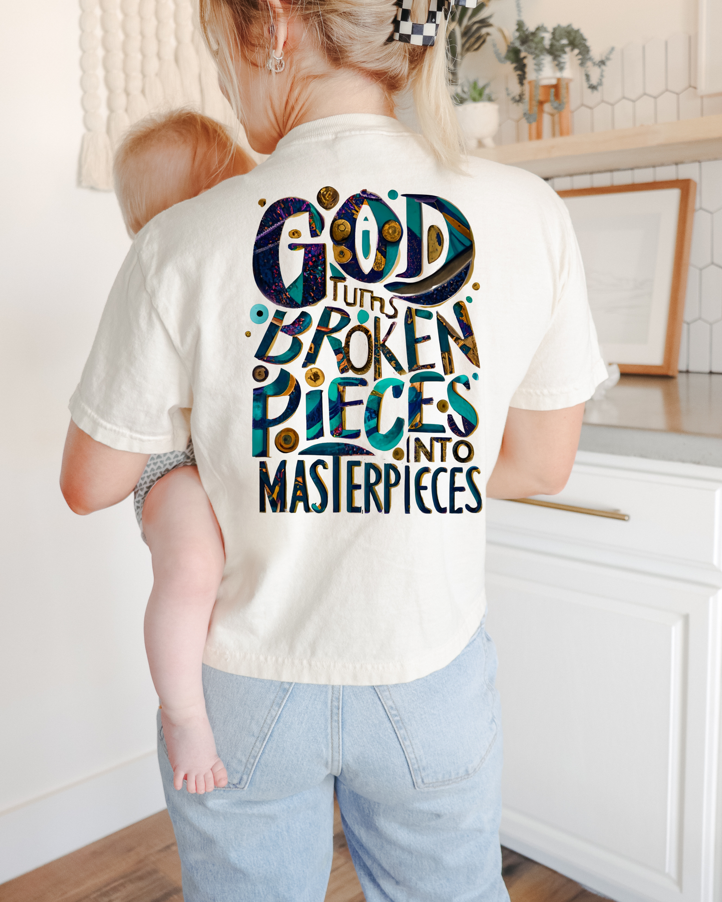 Broken Pieces - DTF Printed Graphic Tee