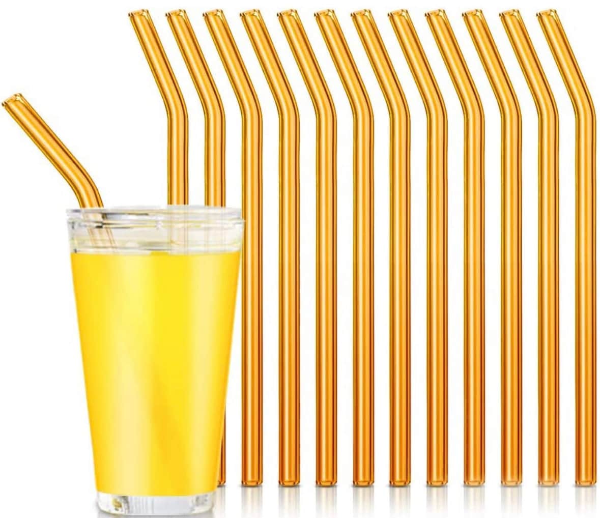 Colored Glass Straw Add On