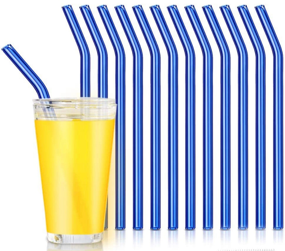 Colored Glass Straw Add On