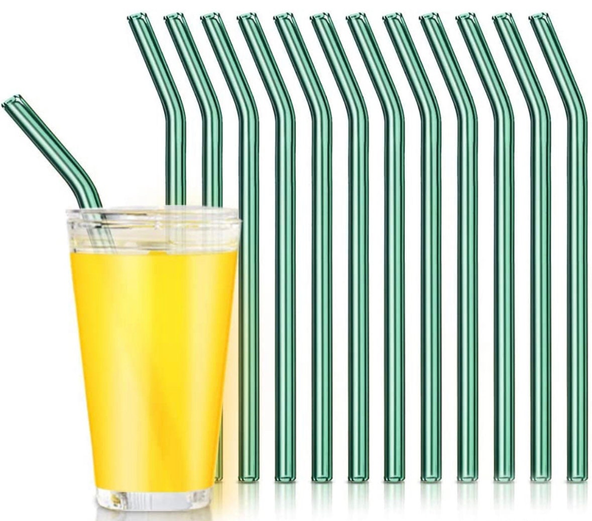 Colored Glass Straw Add On