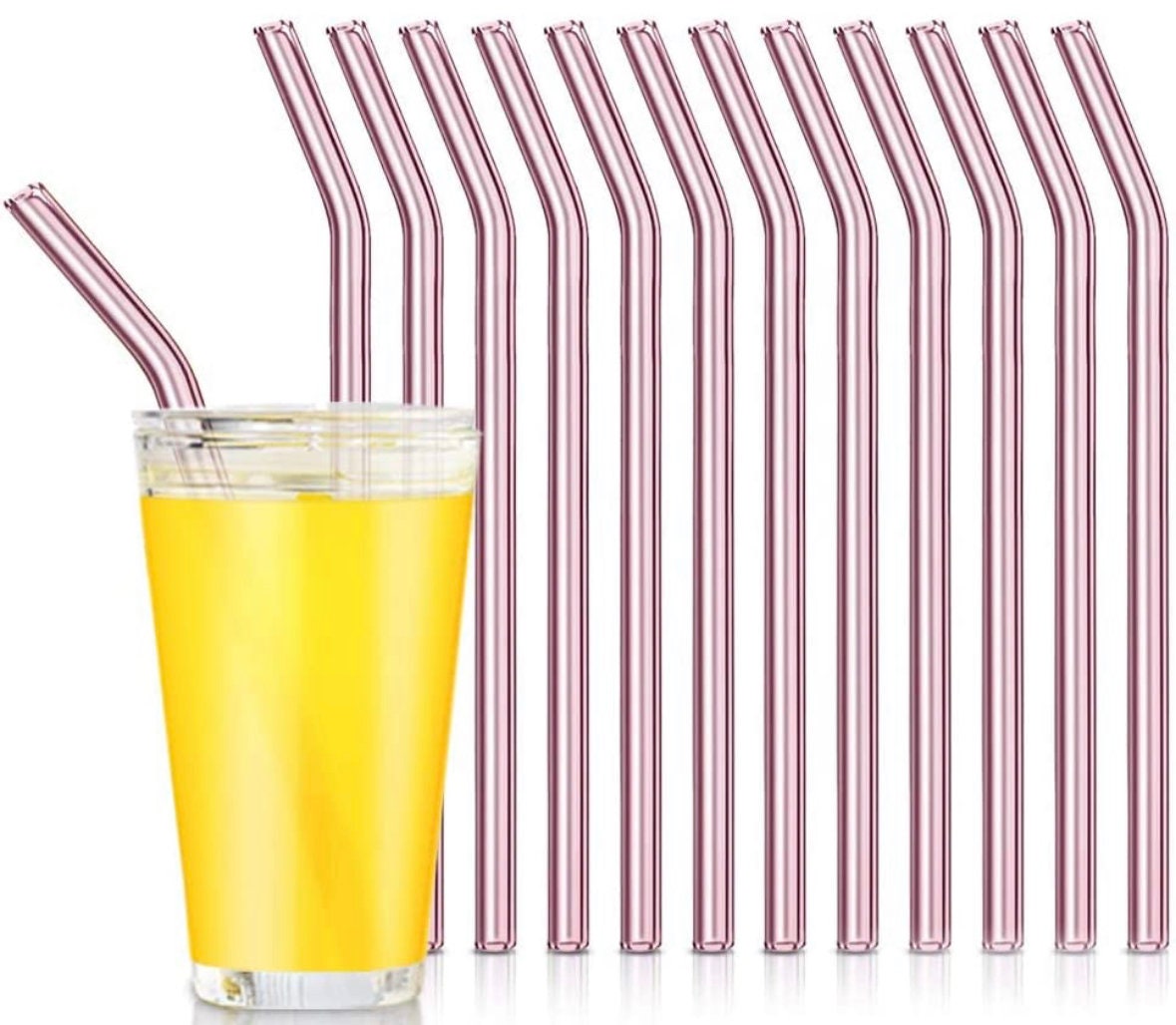 Colored Glass Straw Add On