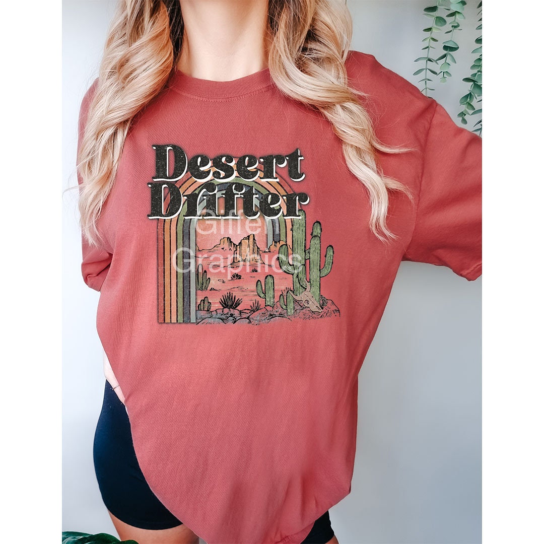 Desert Drifter Graphic Tee - DTF Printed