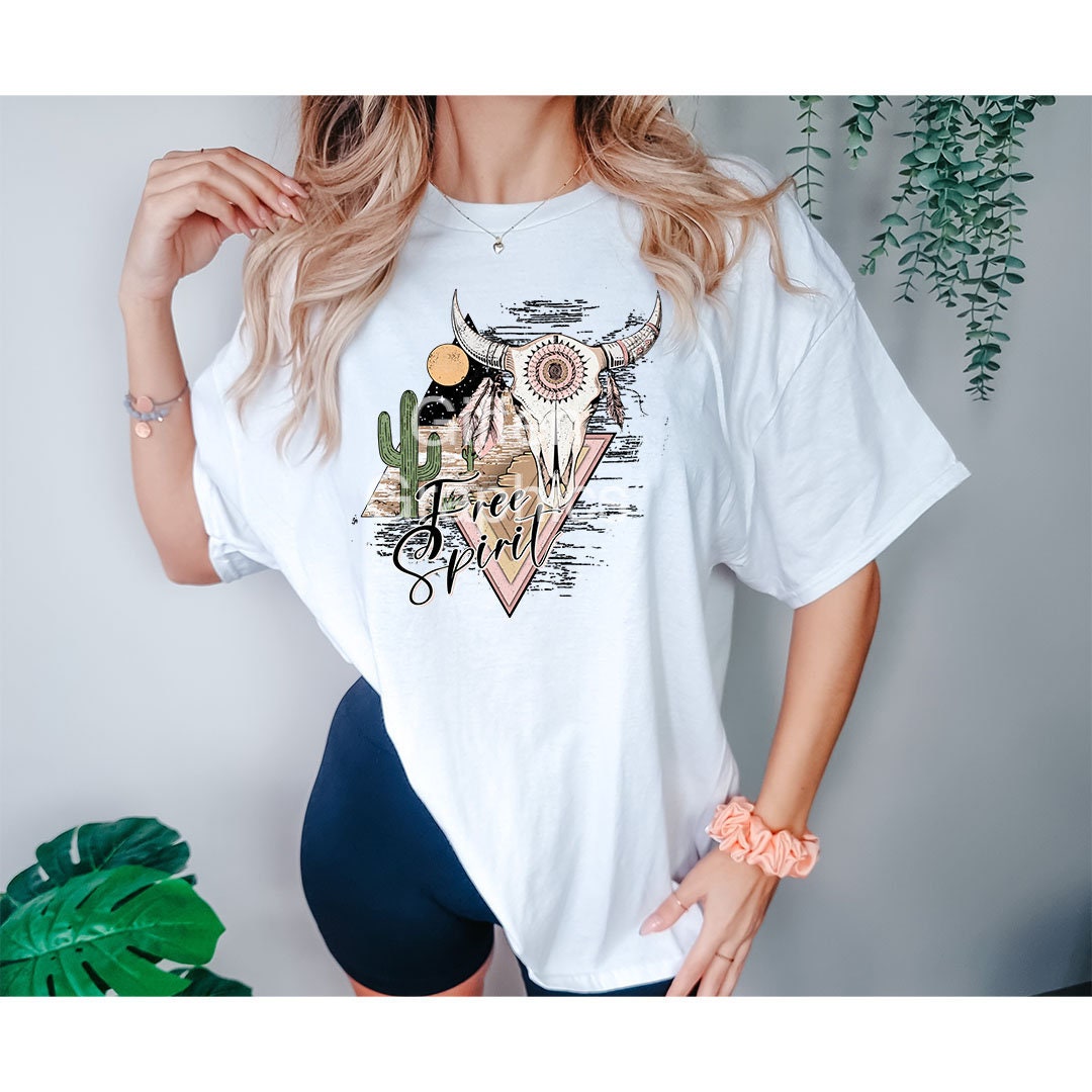 Free Spirit Graphic - DTF Printed Transfer - Ready To Press - Shirt Transfer - High Quality Printed - DTF Transfer Sheets - DTF Transfer
