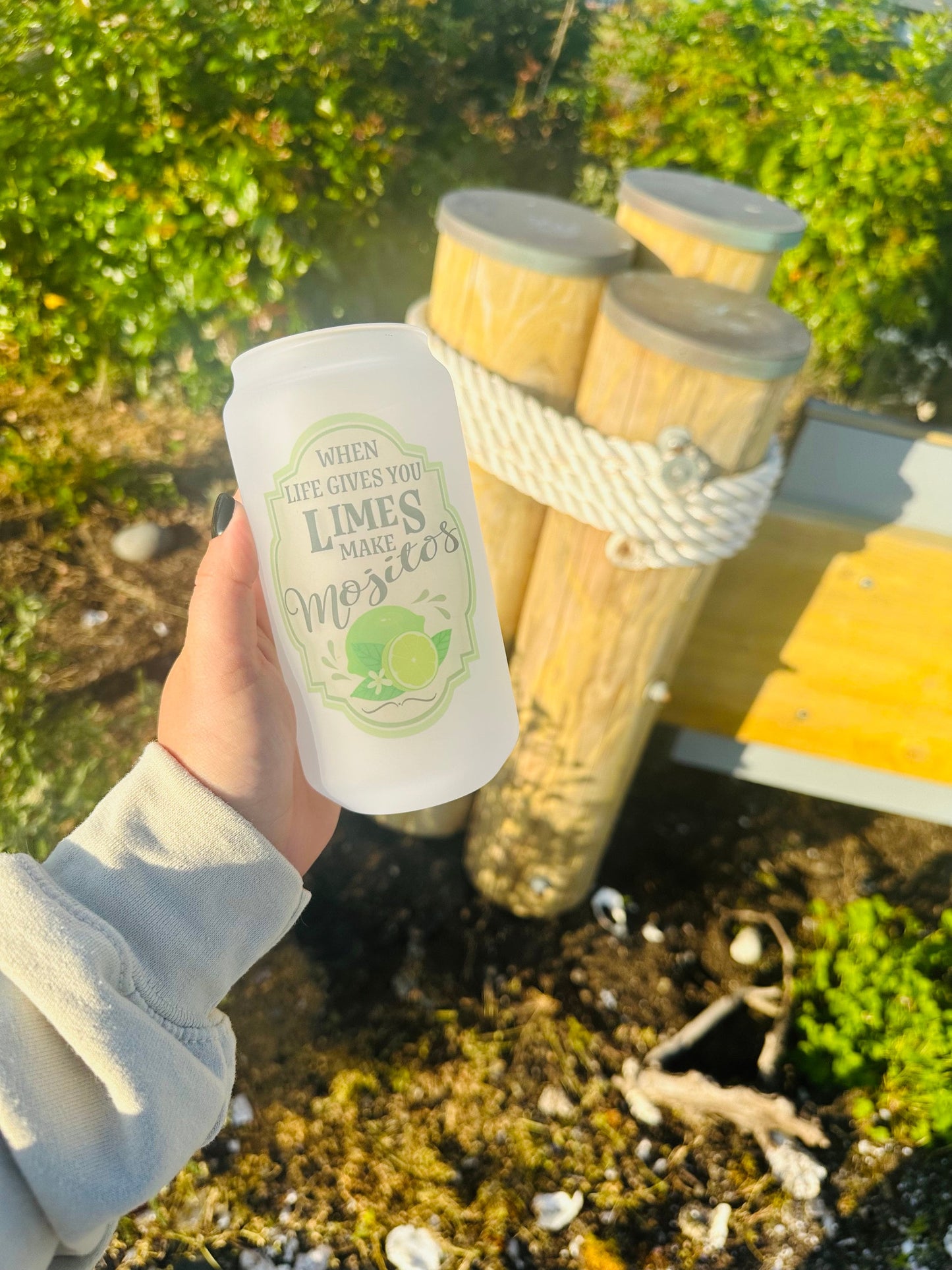 Make Mojitos Printed Glassware -Dishwasher Safe