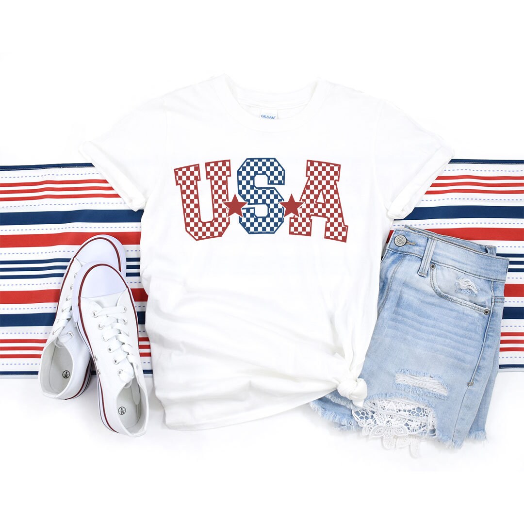 USA Full Graphic Tee - DTF Printed