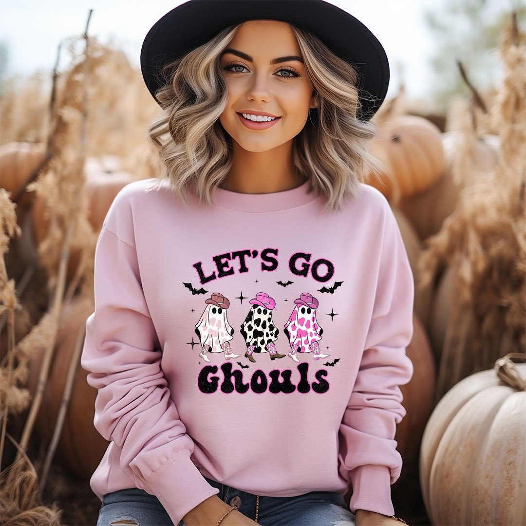 Lets Go Ghouls Crew - DTF Printed