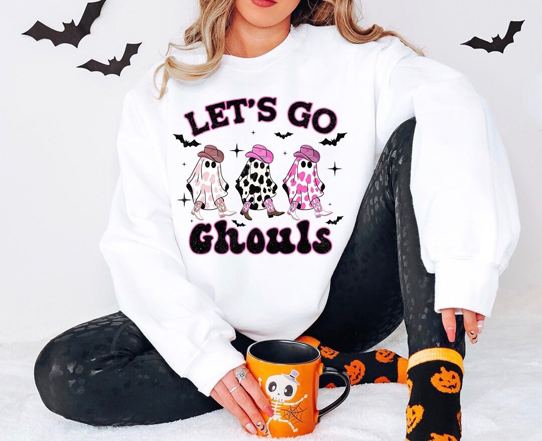 Lets Go Ghouls Crew - DTF Printed