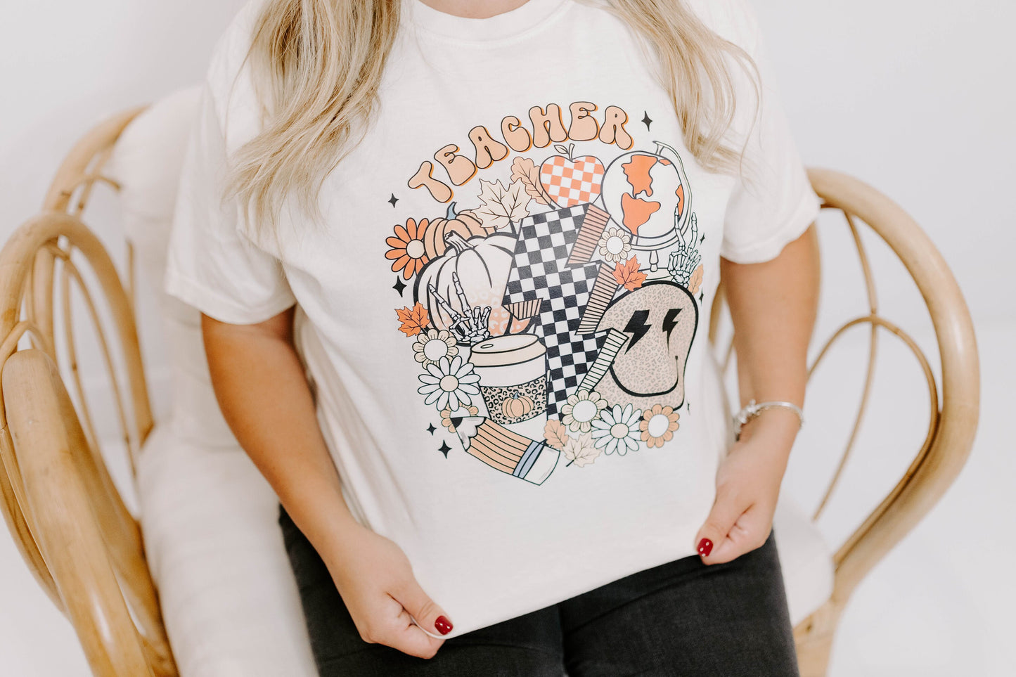 Fall Teacher Vibes / DTF Printed