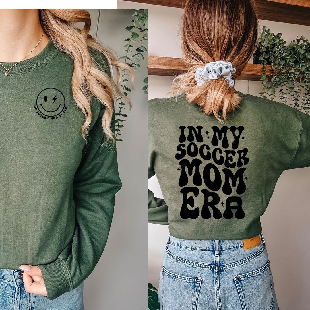 Soccer Mom Era .... Graphic Crew Neck - DTF Printed