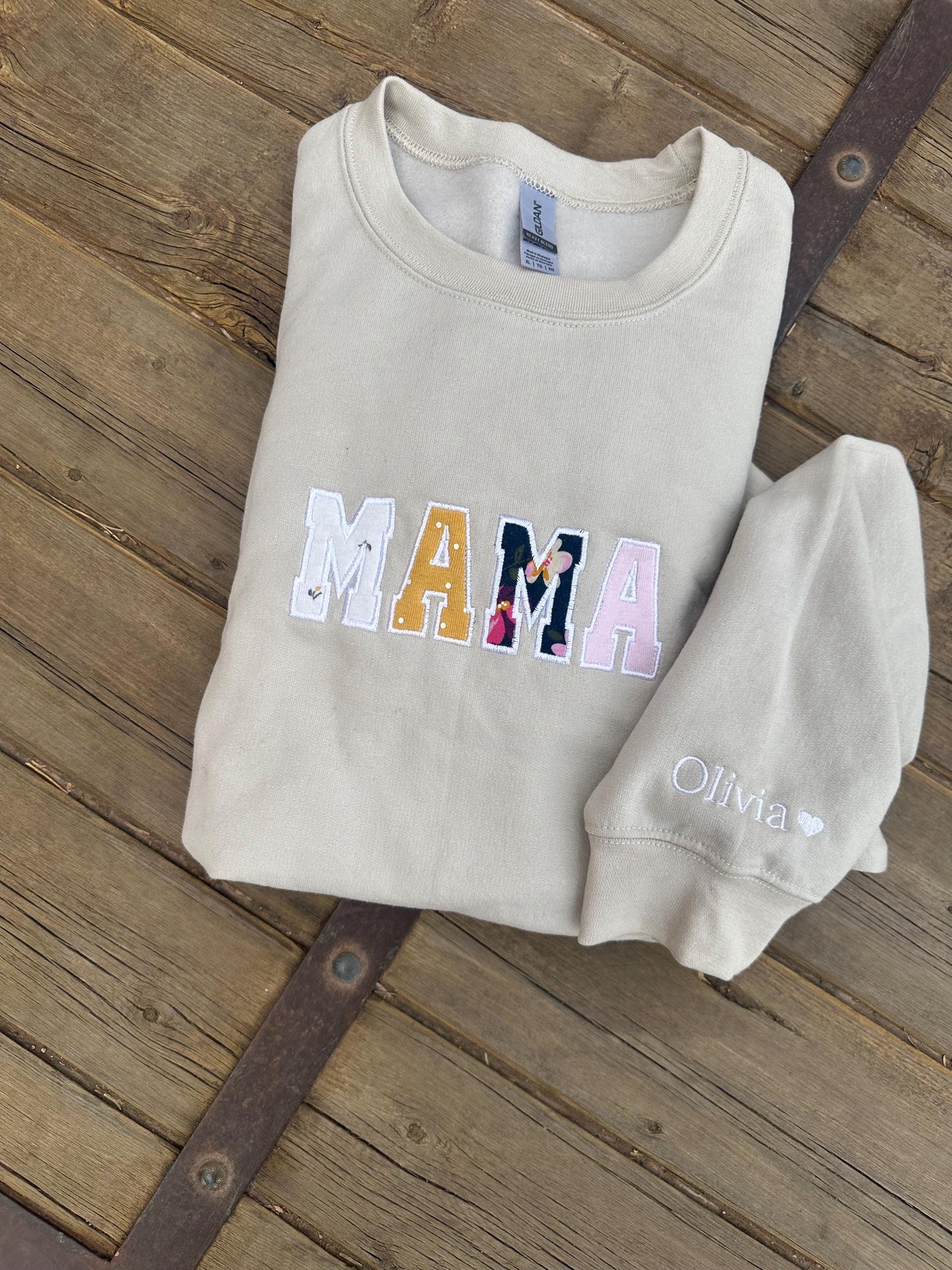 Memory Embroidery Crew - Custom Wording Available