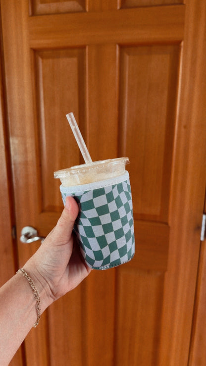 cutie coffee koozies - classic green