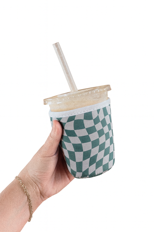 cutie coffee koozies - classic green