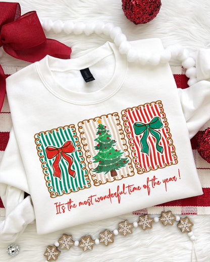 Most Wonderful Time of the year... Graphic Crew Neck - DTF Printed