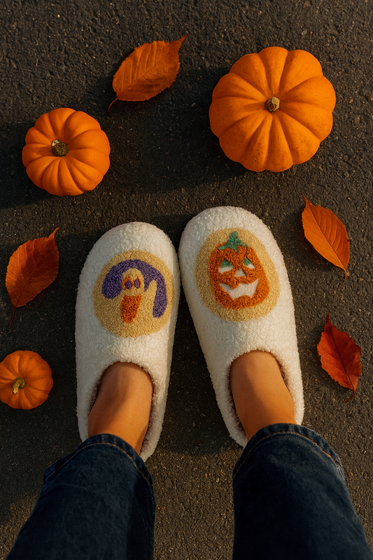 Halloween Cookie Slippers.