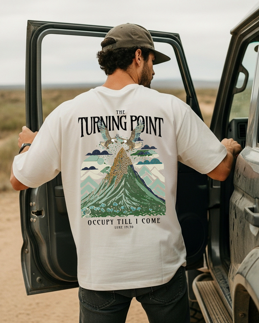 The turning point Mens- DTF Printed Graphic Tee