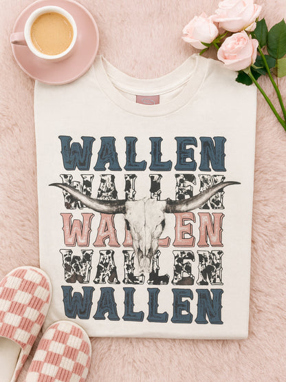 Wallen Longhorn - DTF Printed Graphic Tee
