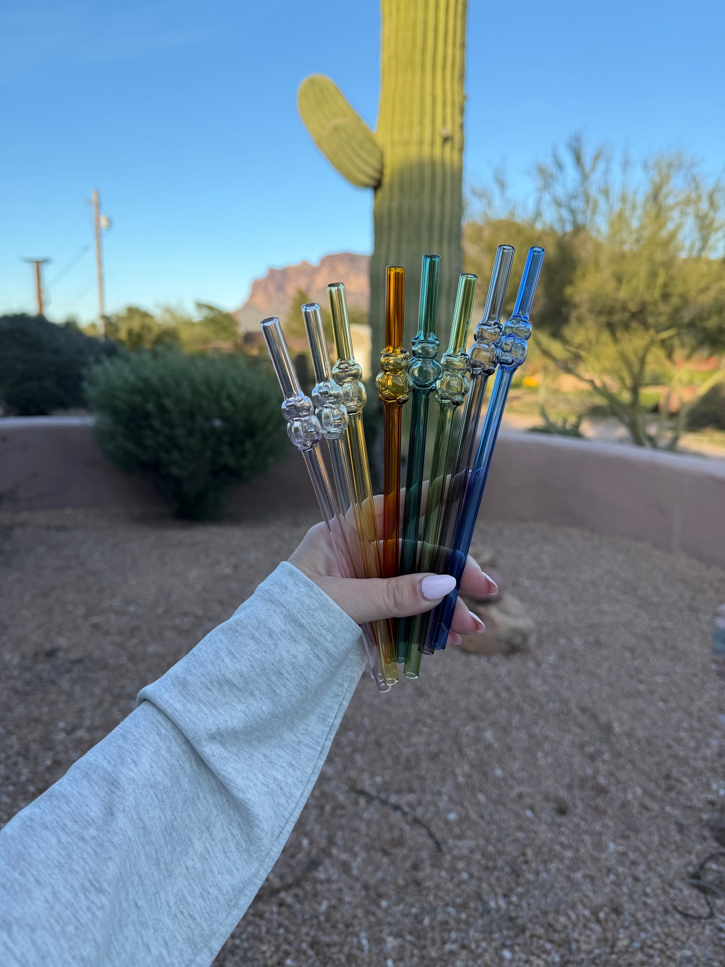 Bear Glass Straw - Dishwasher Safe