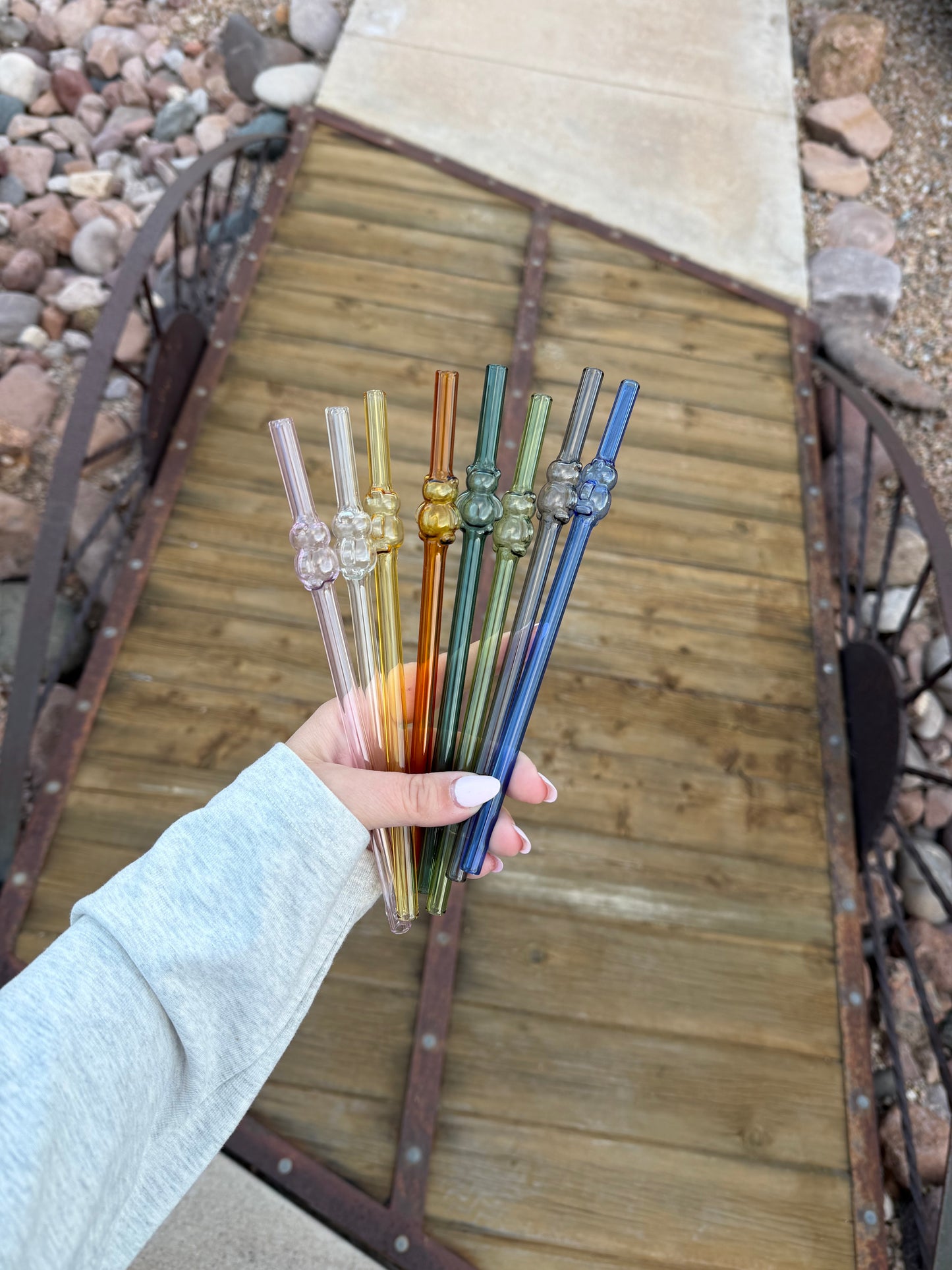 Bear Glass Straw - Dishwasher Safe