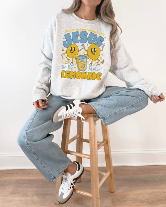 Jesus Lemonade - DTF Printed Graphic Crew