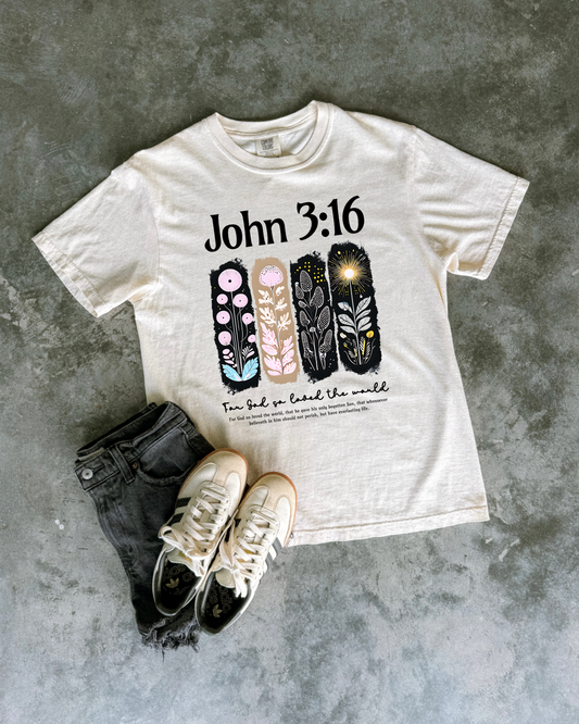 John 3:16 - DTF Printed Graphic Tee
