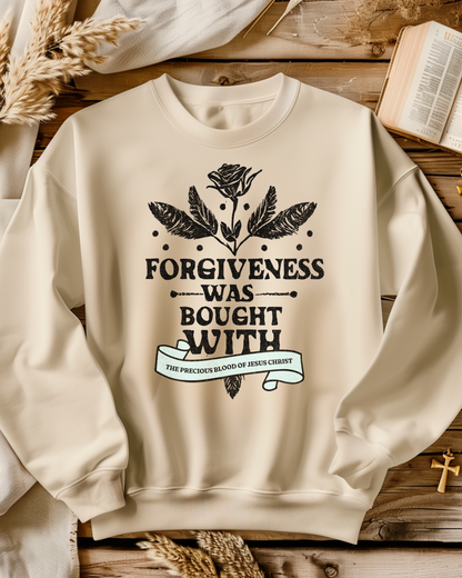 Forgiveness was bought - DTF Printed Graphic Crew