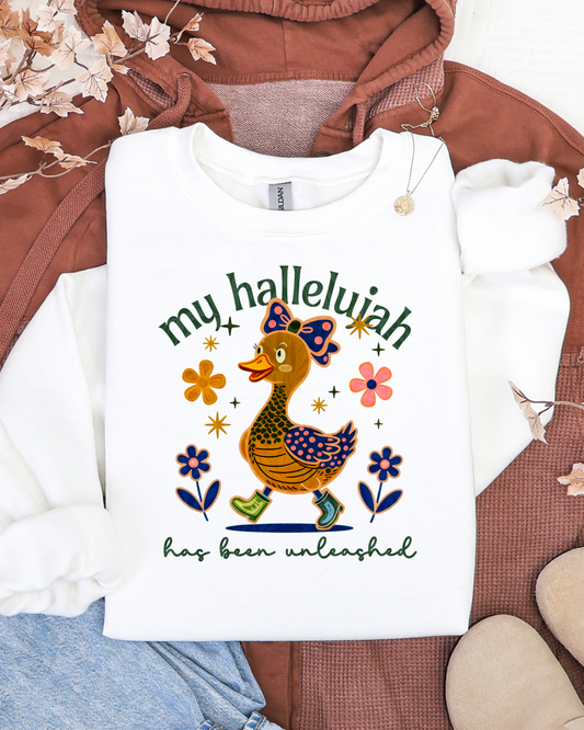 My Halleluiah  - DTF Printed Graphic Crew