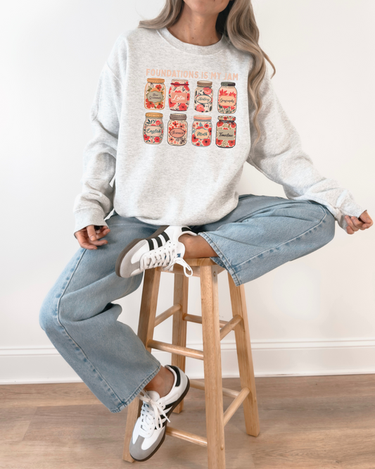 Foundations is my jam - DTF Printed Graphic Crew