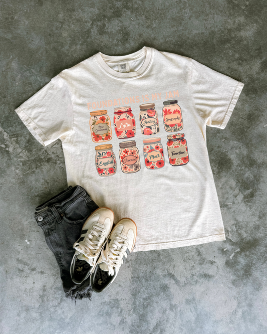 Foundations is my jam - DTF Printed Graphic Tee