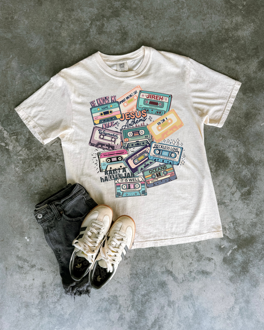 Jesus Anthems - DTF Printed Graphic Tee