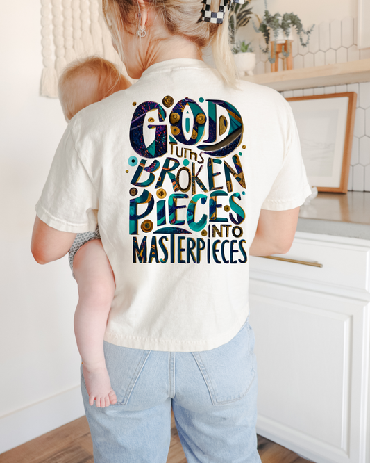 Broken Pieces - DTF Printed Graphic Tee