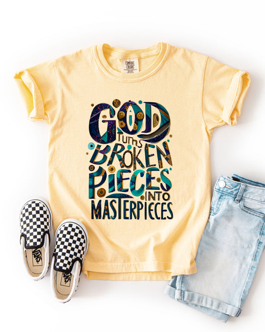 Broken Pieces YOUTH - DTF Printed Graphic Tee
