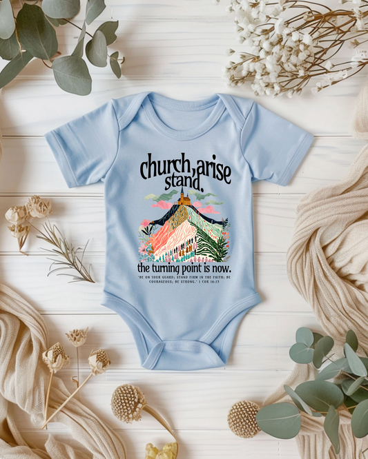 TPUSA Fundraiser, Church, Arise BABY - DTF Printed Crawler