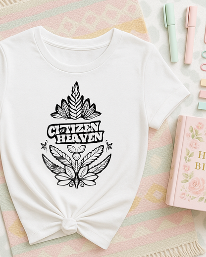 Citizen of Heaven, front design TODDLER - DTF Printed Tee