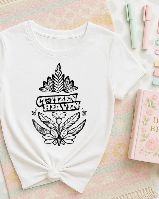Citizen of Heaven, front design TODDLER - DTF Printed Tee