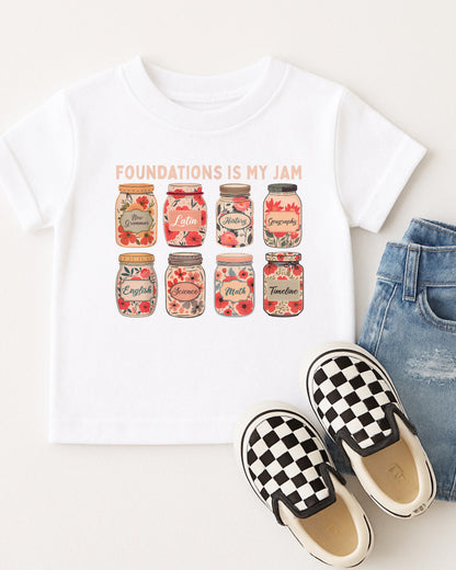 Foundations is my Jam YOUTH - DTF Printed Graphic Tee