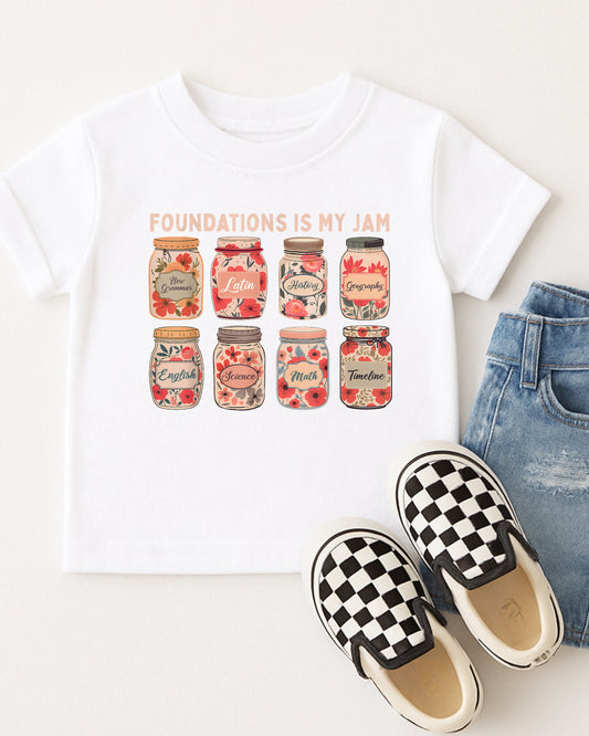Foundations is my Jam YOUTH - DTF Printed Graphic Tee