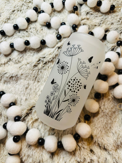 Maybe She's a Wildflower Printed Libby Glassware