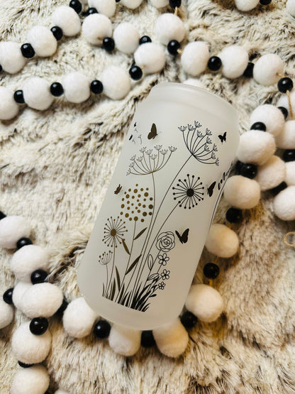 Maybe She's a Wildflower Printed Libby Glassware