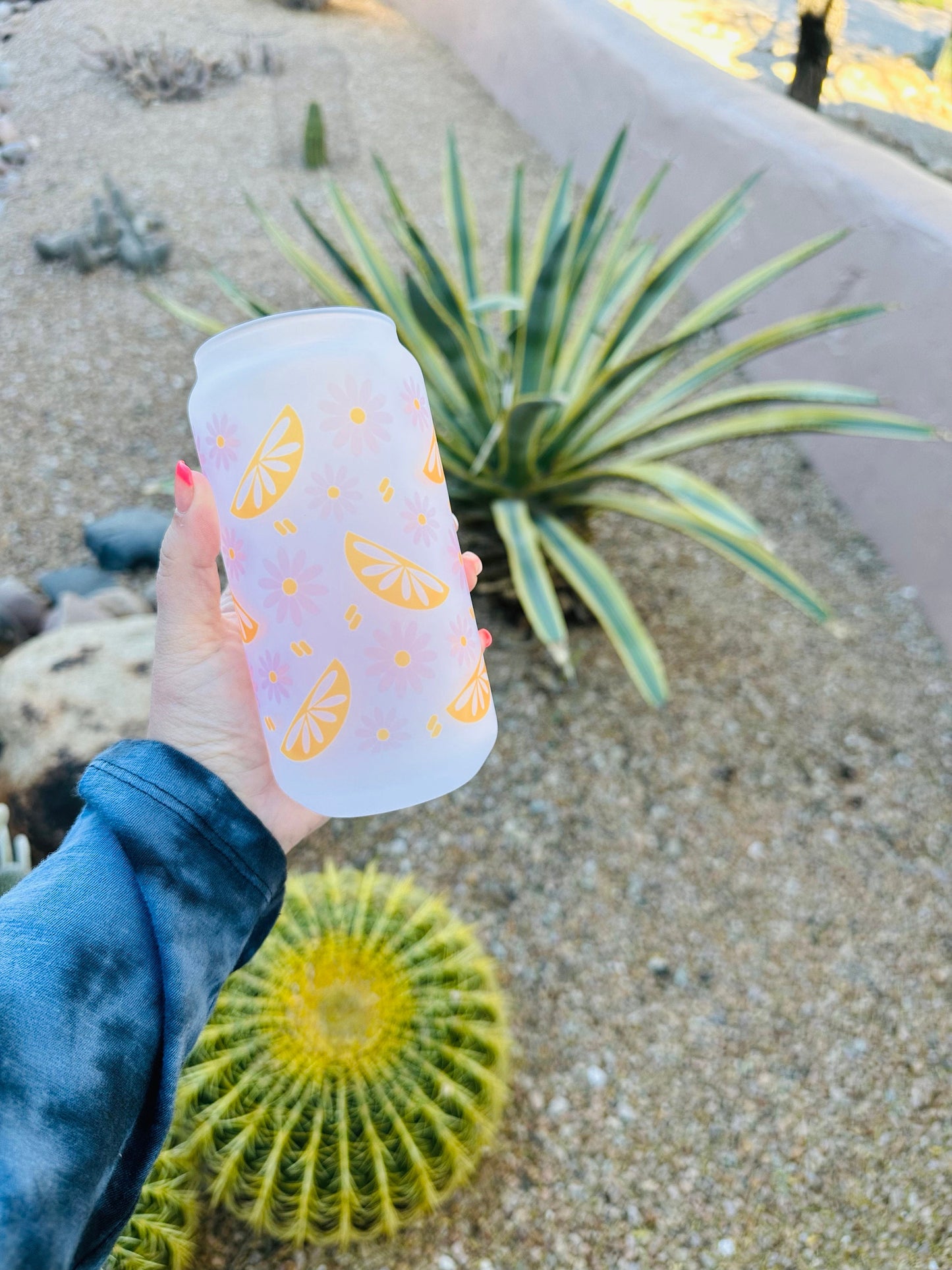 Spring Dreams Printed Libby Glass - Dishwasher Safe