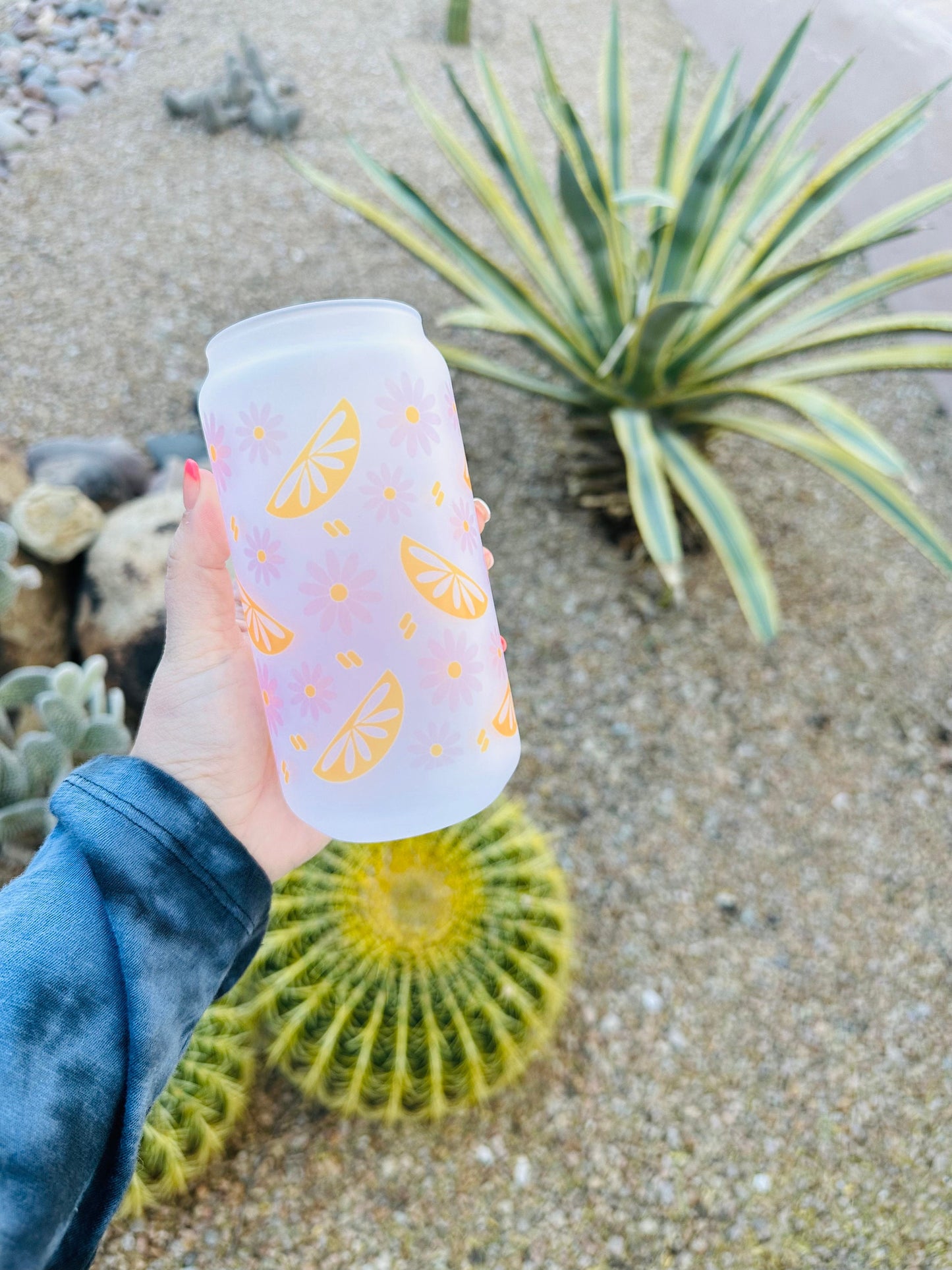 Spring Dreams Printed Libby Glass - Dishwasher Safe