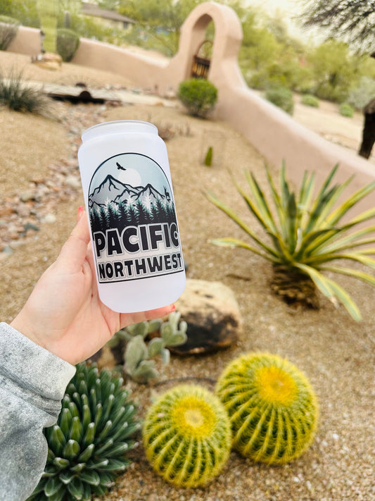 PNW Printed Libby Glass - Dishwasher Safe