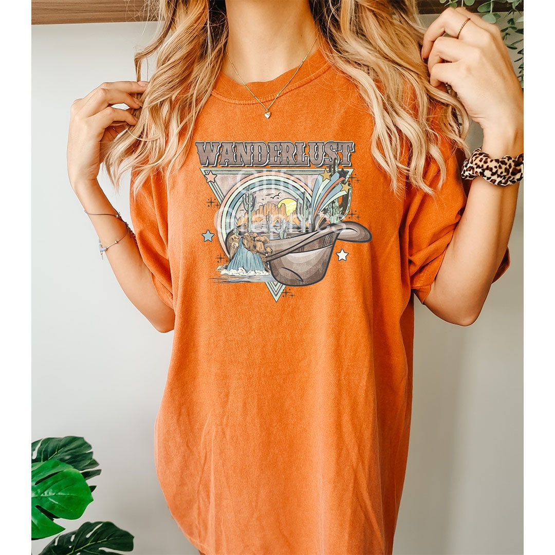 Wanderlust Graphic - DTF Printed Transfer - DTF Transfer Sheet - High Quality Printed - Shirt Transfer - DTF printed - Ready to Press