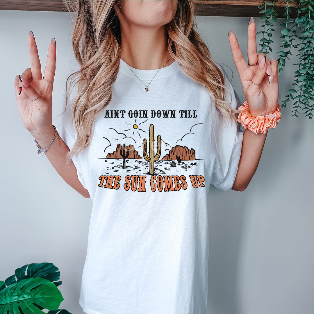 Ain't Going Down Graphic Tee - DTF Printed