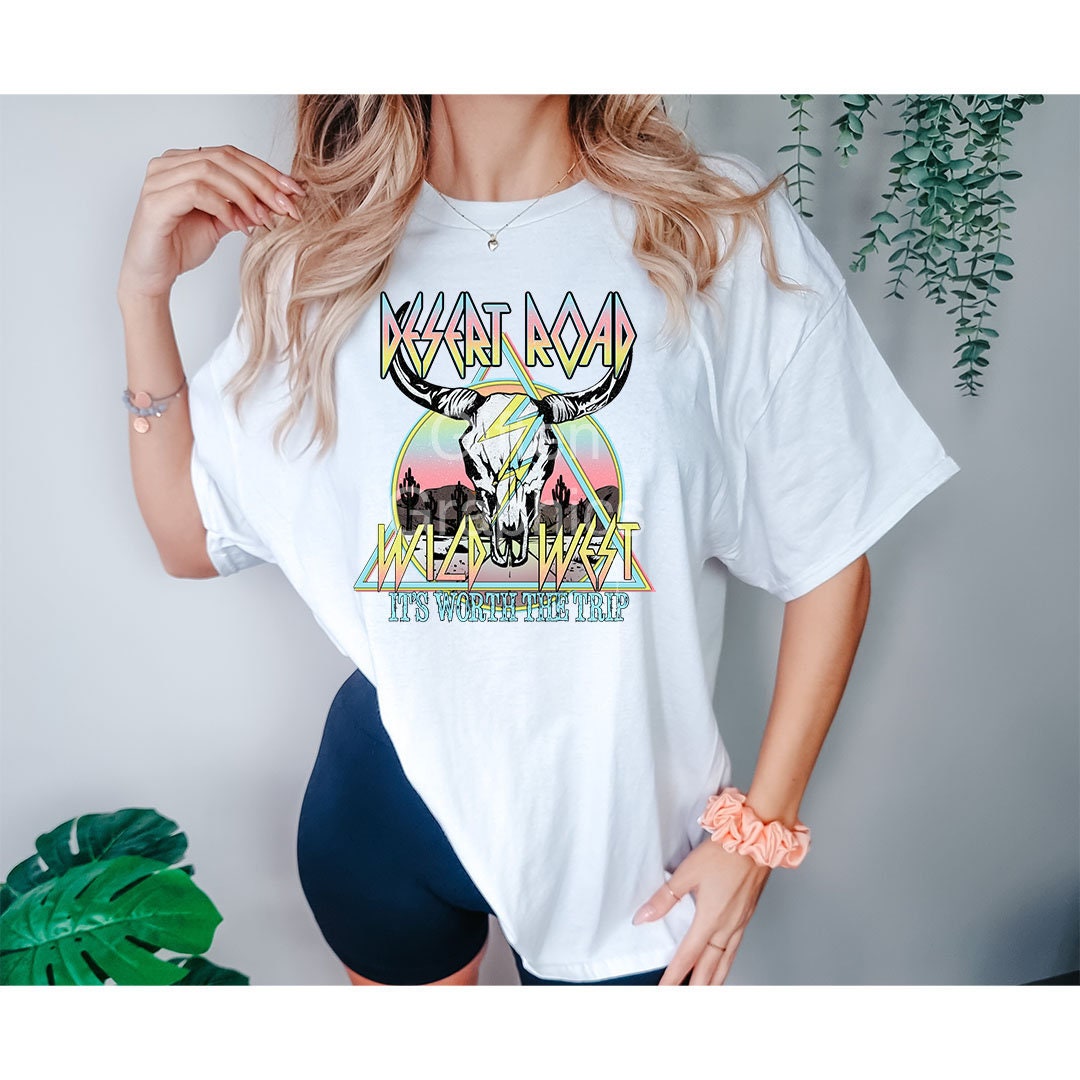Desert Road Graphic - DTF Printed Transfer- Printed Transfers - High Quality Printed - Ready To Press - Shirt Transfer - DTF Printed Sheets