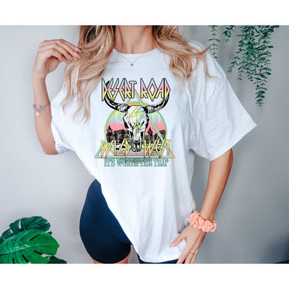 Desert Road Graphic - DTF Printed Transfer- Printed Transfers - High Quality Printed - Ready To Press - Shirt Transfer - DTF Printed Sheets