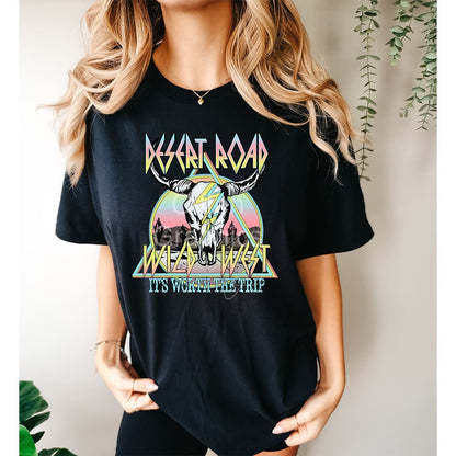 Desert Road Graphic - DTF Printed Transfer- Printed Transfers - High Quality Printed - Ready To Press - Shirt Transfer - DTF Printed Sheets