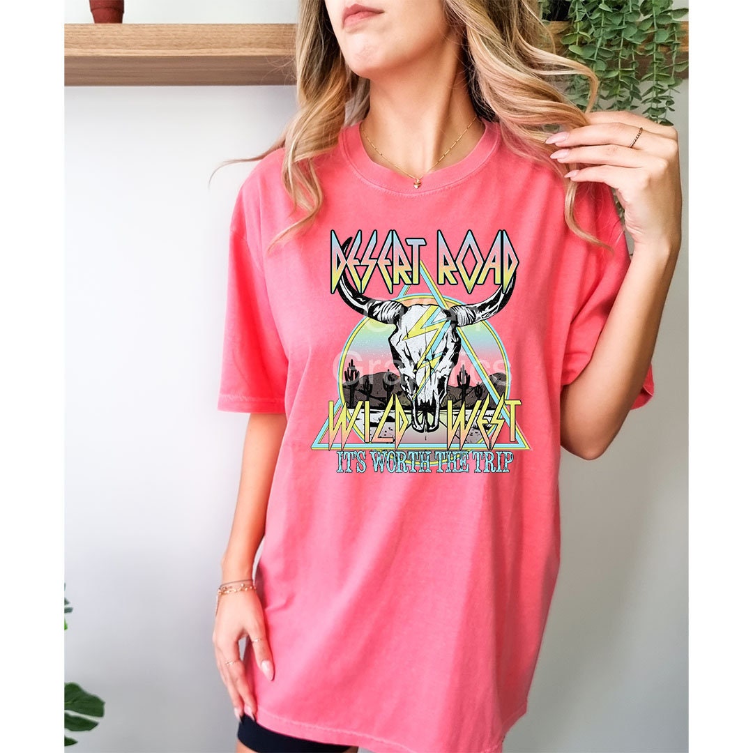 Desert Road Graphic - DTF Printed Transfer- Printed Transfers - High Quality Printed - Ready To Press - Shirt Transfer - DTF Printed Sheets