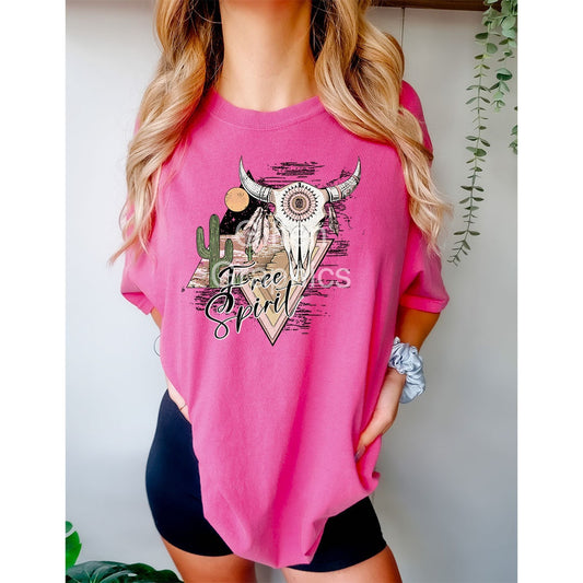 Free Spirit Graphic Tee - DTF Printed