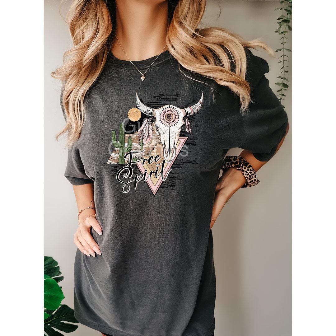 Free Spirit Graphic - DTF Printed Transfer - Ready To Press - Shirt Transfer - High Quality Printed - DTF Transfer Sheets - DTF Transfer